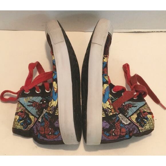 MARVEL SPIDER-MAN HIGHTOP SNEAKERS SIZE 2 UNISEX - Picture 8 of 8